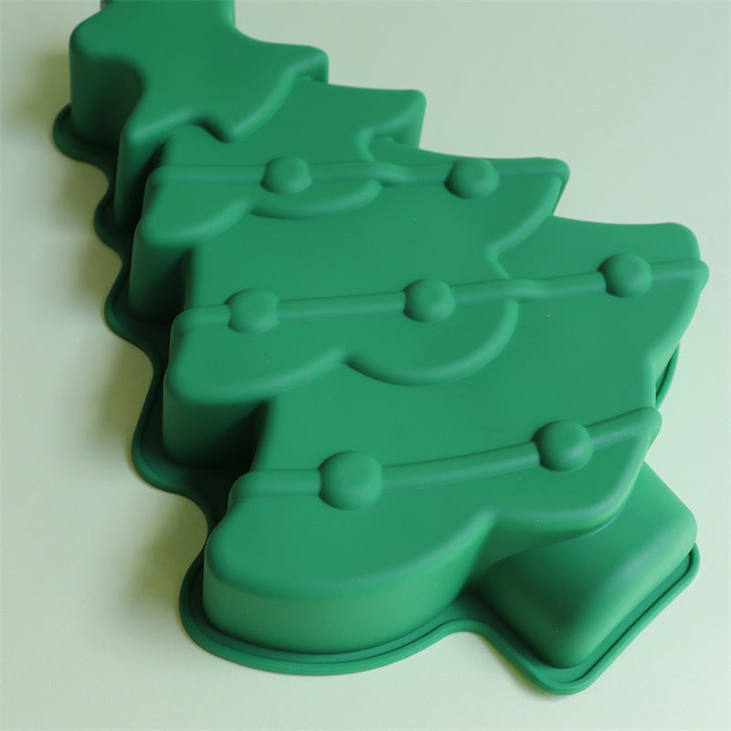 Silicone Christmas Tree Cake Mould Baking Pan