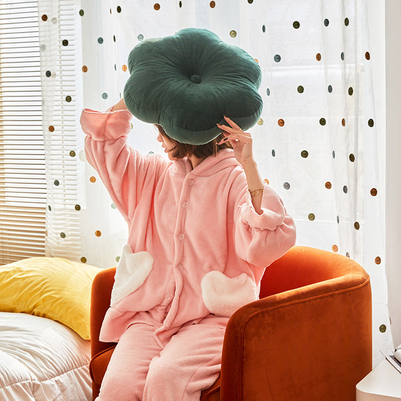 Soft Flower Cushion for Home Sofa